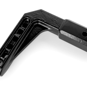 Camco Weight Distribution Hitch Shank, Adjustable Hi/ Low, 12 Inch Shank Length, 5.75 Inch Drop, 6 Mounting Holes – 48652