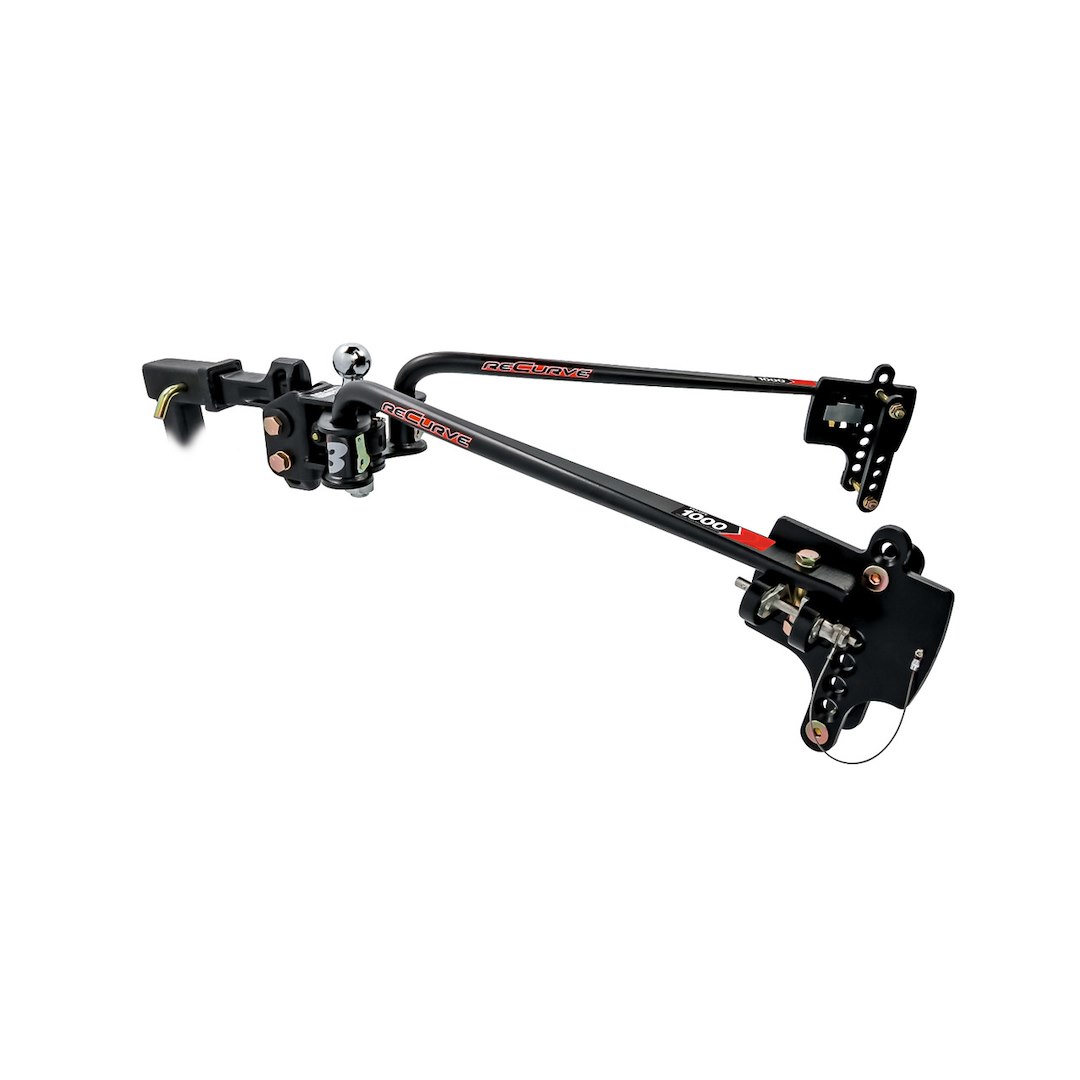 Camco Weight Distribution Hitch, Recurve R3, Trunnion Bar, 1000 Pound Tongue Weight/ 1200 Pound Maximum Tongue Weight – 48752