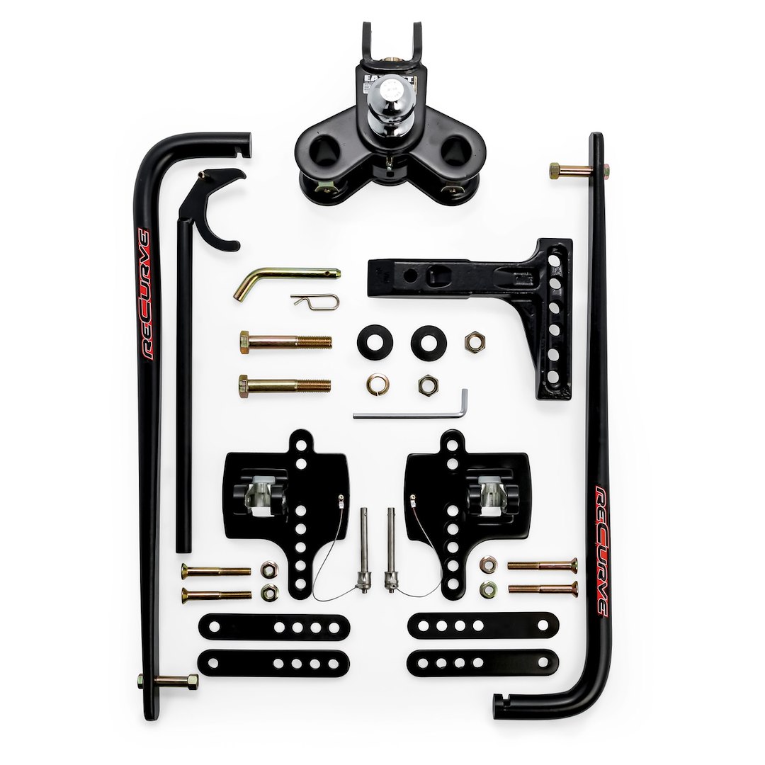 Camco Weight Distribution Hitch, Recurve R3, Trunnion Bar, 1000 Pound Tongue Weight/ 1200 Pound Maximum Tongue Weight – 48752