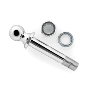 Camco Trailer Hitch Ball, 2 Inch Ball, 6000 Pound Capacity, 1-1/4 Inch Diameter Shank, 6-5/8 Inch Length Shank, Chrome – 48759