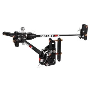 Camco Weight Distribution Hitch, Eaz-Lift TR3, Trunnion Bar, 1200 Pound Maximum Tongue Weight, 12000 Pound Maximum Gross Trailer Weight – 48900