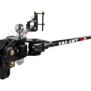 Camco Weight Distribution Hitch, Eaz-Lift TR3, Trunnion Bar, 1500 Pound Maximum Tongue Weight, 15000 Pound Maximum Gross Trailer Weight – 48902