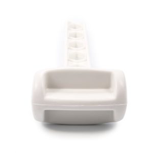 Camco Tent Peg Mallet, Use to Drive Tent Pegs Into the Ground/ Remove Tent Pegs, White, Plastic, With Built IN Tent Peg Puller – 51094