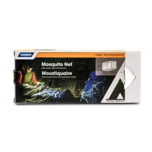 Camco Mosquito Net, Bedding Cover, Green Fine Polyester Net with 400 Holes Per Square Inch – 51366