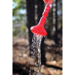 Camco Camp Shower, 20 Liter (5.28 Gallon) Capacity, Gravity Powered, Solar Heated – 51368