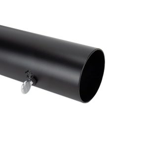 Camco Flagpole Mount, 2 Inch Receiver Hitch Mount, For Flag Poles Up to 2-11/32 Inch Diameter, Holds Single Flag, Black, Powder Coated Steel – 51611