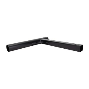 Camco Flagpole Mount, 2 Inch Receiver Hitch Mount, For Flag Poles Up to 2-11/32 Inch Diameter, Holds Single Flag, Black, Powder Coated Steel – 51611