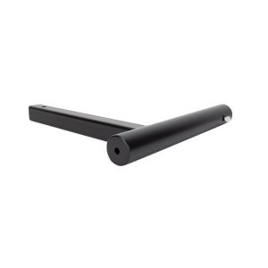 Camco Flagpole Mount, 2 Inch Receiver Hitch Mount, For Flag Poles Up to 2-11/32 Inch Diameter, Holds Single Flag, Black, Powder Coated Steel – 51611