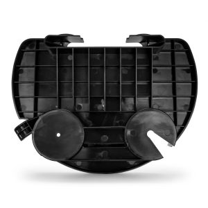 Camco Chair Side Tray, Fits Zero Gravity Recliners, With 2 Cup Holders, Black, Polypropylene with UV Protection – 51834