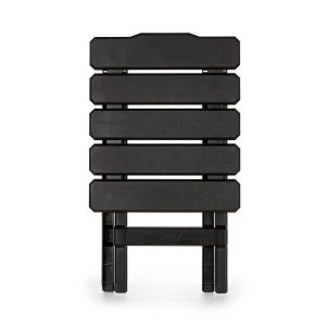 Camco Table, Adirondack, 12 Inch Length X 14 Inch Width X 15 Inch Height, 30 Pound Weight Capacity, Folding, Brown, Plastic – 51882