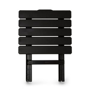 Camco Table, Adirondack, 18 Inch Length X 15 Inch Width X 19-1/2 Inch Height, 40 Pound Weight Capacity, Folding, Brown, Plastic – 51886