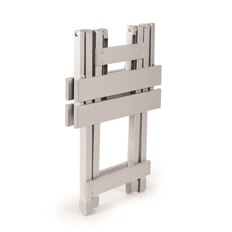 Camco Table, 12 Inch Length X 9-3/4 Inch Width X 16-1/2 Inch Height, 130 Pound Weight Capacity, Folding, Aluminum – 51890