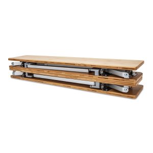 Camco Table, 25-1/2 Inch Length X 19-3/4 Inch Width Table Top, 18 or 25 Inch Height Adjustable Legs with Adjustable Leveling Knob Feet – 51895