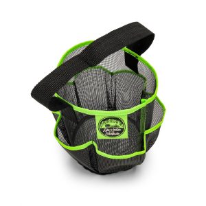 Camco Toiletries Bag, Life Is Better at the Campsite ™, Collapsible Shower Caddy, With 6 Pockets, With Carry Handle, Without Hanging Hook – 51997