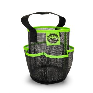 Camco Toiletries Bag, Life Is Better at the Campsite ™, Collapsible Shower Caddy, With 6 Pockets, With Carry Handle, Without Hanging Hook – 51997
