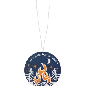Camco Air Freshener, Life Is Better at the Campsite ™, Campsite Design, Under the Stars, Hangable, Single – 53365