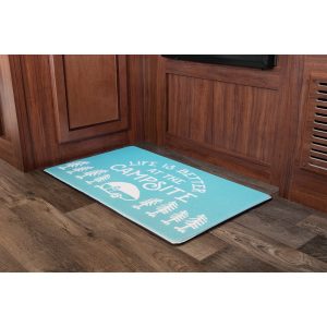 Camco Carpet, Life Is Better at the Campsite ™, Kitchen Mat, 30 Inch Length X 18 Inch Width X 3/8 Inch Depth – 53435