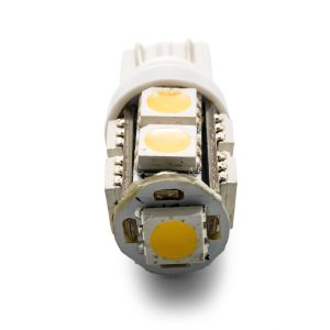 Camco Backup Light Bulb – LED, 921, Replaces 921 (T10 Wedge)/ 922/ 912 Style Bulbs, 9-Diode/ 95 Lumen, 12 Volt, Bright White, Single – 54623