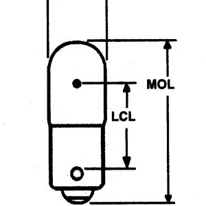 Camco Instrument Panel Light Bulb, 1893 HD Auto Instrument, Package of 2 – 54835