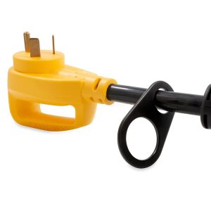Camco Circuit Analyzer, Identifies Improper or Faulty Wiring IN 30 Amp Male to 30 Amp Female, With Lighted Fault Indicator – 55312