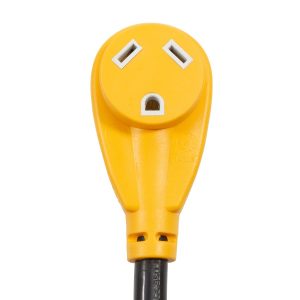 Camco Circuit Analyzer, Identifies Improper or Faulty Wiring IN 30 Amp Male to 30 Amp Female, With Lighted Fault Indicator – 55312