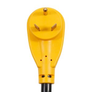 Camco Circuit Analyzer, Identifies Improper or Faulty Wiring IN 30 Amp Male to 30 Amp Female, With Lighted Fault Indicator – 55312
