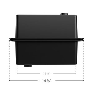 Camco Battery Box, Fits Group 24 Batteries, 14-7/8 Inch Height X 9-5/8 Inch Width X 10-1/4 Inch Depth, Black, Polypropylene – 55371