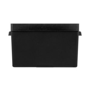 Camco Battery Box, Fits Group 27, 30 and 31 Batteries, Includes Tie Down Strap/Securing Brackets/Hardware, Black, Polypropylene – 55372