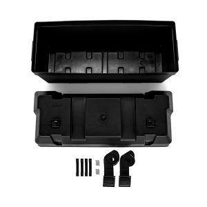 Camco Battery Box, Fits Two 6V Group GC2 Batteries or Two 12V Group 24/ 24M Batteries – 55374