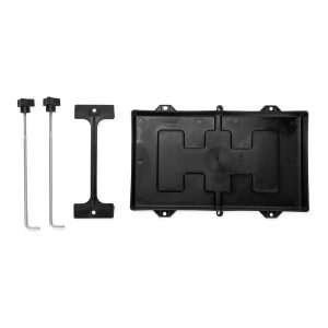 Camco Battery Tray, Fits Group 27, 30 and 31 Batteries, Heavy Duty Acid Resistant Plastic with Stainless Steel Hardware – 55404