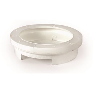Camco Plate Holder, Pop-A-Plate, For 9 Inch Paper or Plastic Plates, Under Cabinet Screw IN Mount, White – 57001