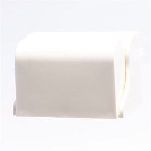 Camco Toothbrush Holder, Pop-A-Toothbrush, Holds 2 Toothbrushes, With Double Sided Tape for Mounting, White, Plastic – 57203