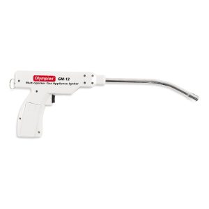 Camco Lighter, Olympian Gas Match, 13 Inch Length (7 Inch Pipe), Continuous Battery Ignition, With Flexible Shaft, No Fuel Needed – 57533