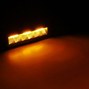 Camco Light Bar, Blackout Series, LED Bulb, 6 Inch Length, Flood Beam, Osrams Lens, Black Aluminum Housing, Surface Mount, Set of 2 – 59072