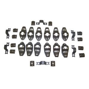 Crown Automotive Rocker Arm, 4.0L/ 4.2L Engines, Self Aligning, Steel, Set of 12 – 3242393K