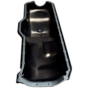 Crown Automotive Oil Pan, Without Windage Tray, Without Baffle, Black, Steel, With Skid Plate and Oil Pan Gasket – 3243152K