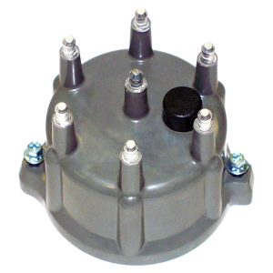 Crown Automotive Distributor Cap, Bolt Down, Gray, With Hardware – 33004024