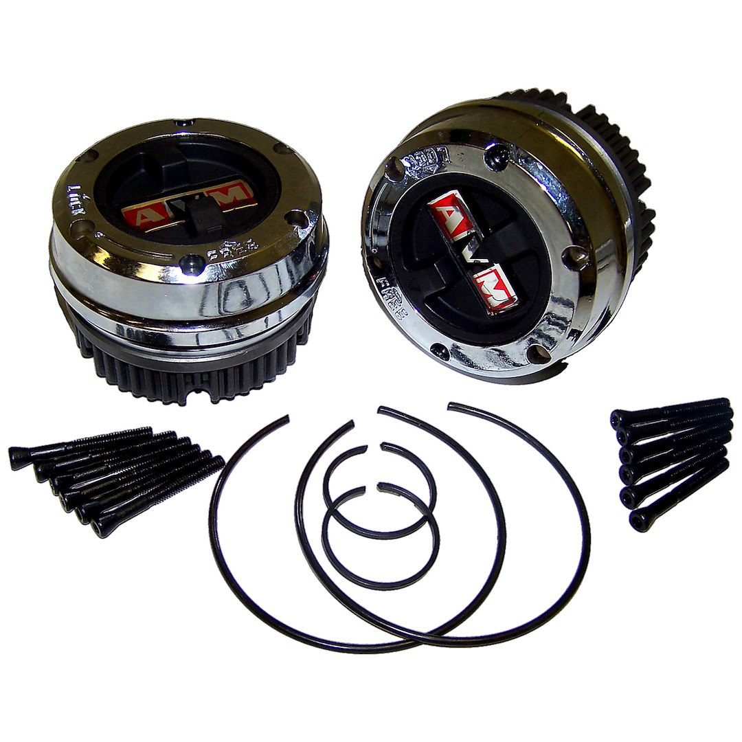Crown Automotive Locking Hub, Manual, Model 44 Axle, Set of 2 – 400518