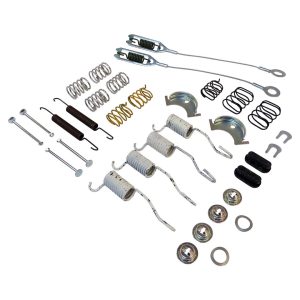Crown Automotive Brake Hardware Kit, With Drum Springs/ Anchors/ Spring Retainers/ Hold-Down Pins, One Wheel – 4636779