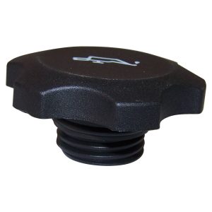 Crown Automotive Oil Filler Cap, Twist-IN, Round, Plastic, Black – 4777536