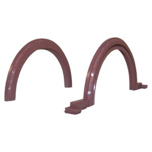 Crown Automotive Rear Main Seal, For Use with Amc 3.8 Liter/ 4.0 Liter/ 4.2 Liter, 2 Piece, Rubber – 4778126