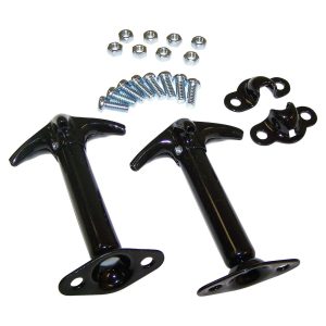 Crown Automotive Hood Latch, Black, Plastic, Set of 2 – 488601