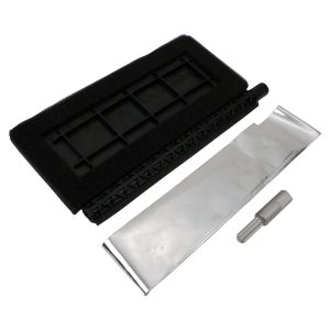 Crown Automotive Blend Door Repair Kit, Black/Silver, Plastic/Aluminum/Foam, With Blend Door/ Pivot/ Aluminum Tape – 4897610AA