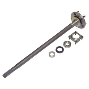 Crown Automotive Axle Shaft, Dana 35, 30-1/4 Inch Length, Rubber/ Steel, Single, With Wheel Studs/ Bearing/ Seal/ Retainer – 5012820AA