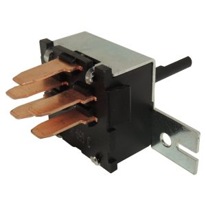 Crown Automotive Heater Fan Motor Switch, Rotary/ Dial Style Switch, 3 Terminal, Bolt on, Without Knob – 5013833AA