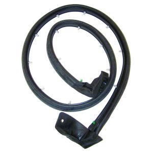 Crown Automotive Door Weather Strip, Black Rubber – 5017010AB