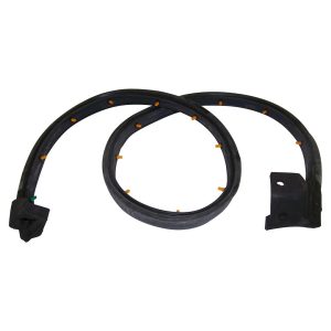 Crown Automotive Door Weather Strip, Black Rubber – 5017011AB