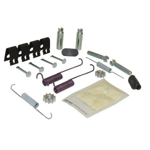 Crown Automotive Parking Brake Hardware Kit, Rubber/ Steel, With Springs/ Pins/ Adjusters – 5093390HK