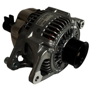 Crown Automotive Alternator/ Generator, Serpentine, 12 Volts, 136 Amp, Natural, Aluminum/ Steel – 5104763AA