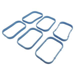 Crown Automotive Intake Manifold Gasket, Upper, Rectangular, Silicone, Blue, Set of 6 – 5184562K